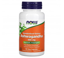 Ашваганда Now Foods Ashwagandha 450 мг 90 вег капс