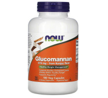 Глюкоманнан Now Foods Glucomannan 575 мг 180 вег капс