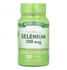 Селен Nature's Truth Selenium 200 мкг 100 таб