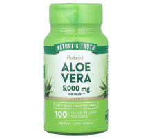 Алое Вера Nature's Truth Aloe Vera Potent 5000 мг 100 гел капс