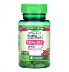 Пробіотики для жінок з журавлиною Nature's Truth Women's Probiotic + Cranberry 40 касп