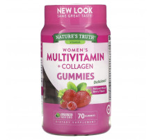 Мультивітаміни для жінок з колагеном Nature's Truth Women's Multivitmain + Collagen 70 жувальних цукерок ягоди