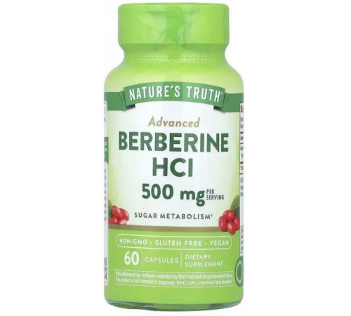 Берберін Nature's Truth 500 мг 60 капс