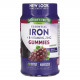 Залізо вітаміни групи B цинк Nature's Truth Essential Iron + B-Vitamins, Zinc 60 жувальних цукерок виноград