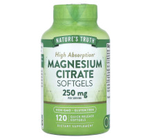 Магній цитрат Nature's Truth Magnesium Citrate 250 мг 120 гел капс