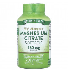 Магній цитрат Nature's Truth Magnesium Citrate 250 мг 120 гел капс