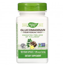 Глюкоманнан коньяк Nature's Way Glucomannan Konjac 1995 мг 100 кап