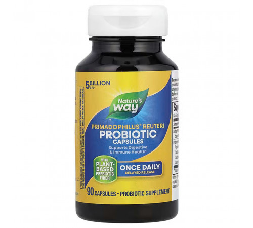 Пробіотики Nature's Way Primadophilus® Reuteri Probiotic 5 млрд КУО 90 капс