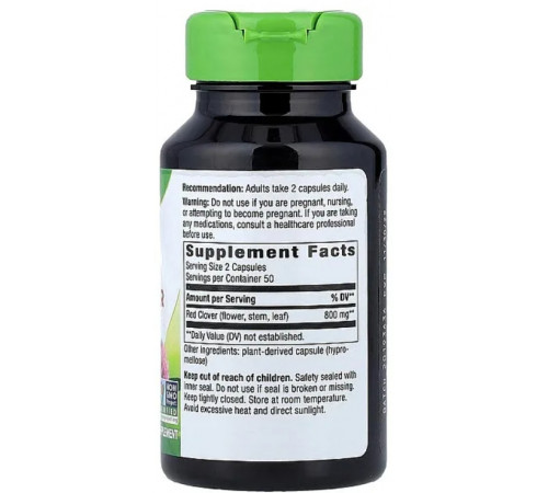 Червона конюшина Nature's Way Red Clover 400 мг 100 капс