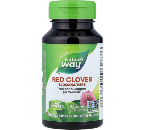 Червона конюшина Nature's Way Red Clover 400 мг 100 капс