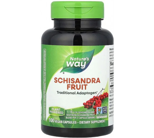 Лимонник китайський Nature's Way Schizandra 1160 мг 100 кап