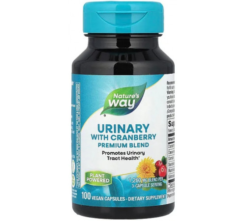 Журавлина для сечових шляхів Nature's Way Urinary with Cranberry 1260 мг 100 кап
