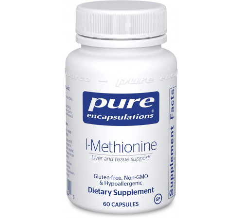 L-метіонін Pure Encapsulations l-Methionine 60 капс