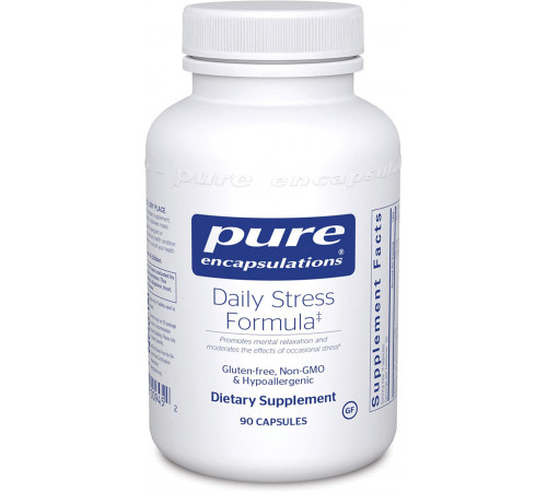 Антистресова формула Pure Encapsulations Daily Stress Formula 90 капсул