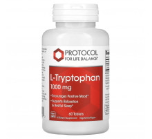 L-триптофан Protocol for Life Balance L-Tryptophan 1000 мг 60 таб