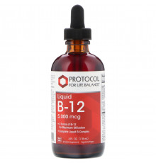 Вітамін В-12 Protocol for Life Balance Liquid B-12 5000 мкг 118 мл