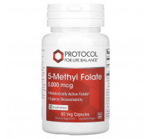 5-метил-фолат Protocol for Life Balance 5-Methyl Folate 5000 мкг 50 рос капс