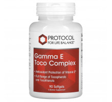 Вітамін Е Protocol for Life Balance Gamma E Toco Complex 90 гел капс