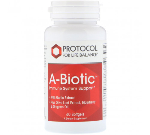 Формула для поддержки иммунной системы Protocol for Life Balance A-Biotic 60 капс