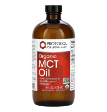 Масло MCT Protocol for Life Balance Organic MCT Oil 473 мл