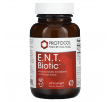 Пробиотик Protocol for Life Balance ENT Biotic 1 млрд 60 леденцов