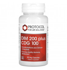 Дііндолілметан плюс D-глюкарат кальцію Protocol for Life Balance DIM 200 Plus CDG 100 90 рос капс