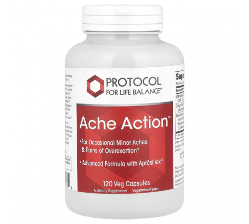 Полегшення болю Protocol for Life Balance Ache Action 120 капс