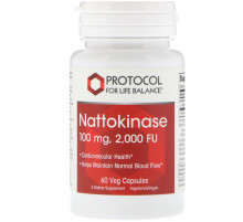 Наттокіназа Protocol for Life Balance Nattokinase 100 мг 60 капс