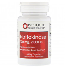 Наттокіназа Protocol for Life Balance Nattokinase 100 мг 60 капс