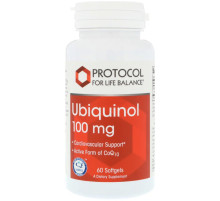 Убіхінол Protocol for Life Balance Ubiquinol 100 мг 60 гел капс