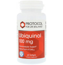Убіхінол Protocol for Life Balance Ubiquinol 100 мг 60 гел капс