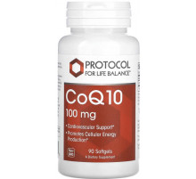 Коензим Q10 Protocol for Life Balance CoQ10 100 мг 90 гел капс