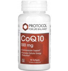Коензим Q10 Protocol for Life Balance CoQ10 100 мг 90 гел капс