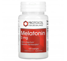 Мелатонін Protocol for Life Balance м 3 мг 120 льодяників