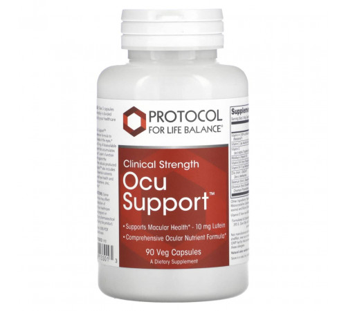 Поддержка здоровья глаз Protocol for Life Balance Ocu Support 90 капс