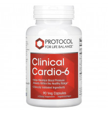 Підтримка здоров'я серцево-судинної системи Protocol for Life Balance Clinical Cardio-6 90 капс