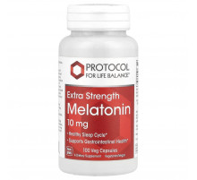 Мелатонін Protocol for Life Balance Melatonin 10 мг 100 рос капс