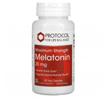 Мелатонин Protocol for Life Balance Melatonin 20 мг 90 капс