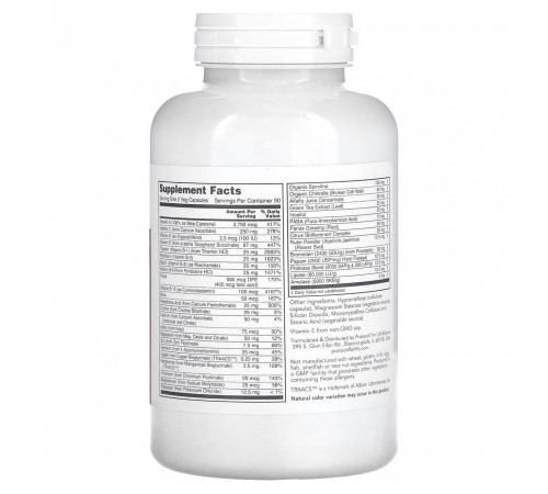 Мультивитамины и Суперфуд, Ortho Multi Greens, Protocol for Life Balance, 180 растительных капсул