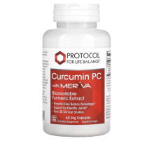 Фітосоми куркуміну Protocol for Life Balance Curcumin PC With Meriva 500 мг 60 вег капс