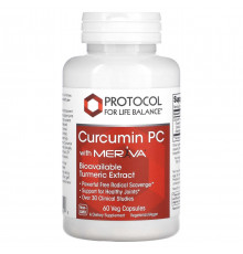 Фитосомы куркумина Protocol for Life Balance Curcumin PC With Meriva 500 мг 60 вес капс