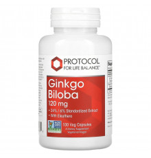 Гінкго Білоба Protocol for Life Balance Ginkgo Biloba 120 мг 100 капс