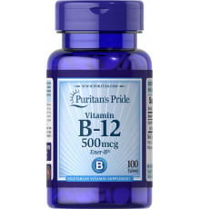 Витамин В-12 Puritan’s Pride Vitamin B-12 500 мкг 100 таб