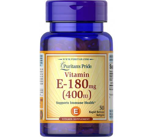 Вітамін Е Puritanʼs Pride Vitamin E 400 МО 50 гел капс