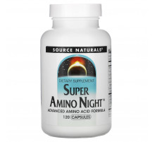 Комплекс для сну Source Naturals Super Amino Night 120 капс