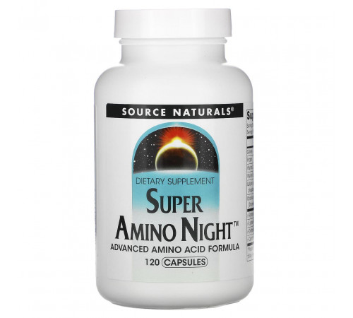 Комплекс для сну Source Naturals Super Amino Night 120 капс