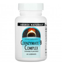 Вітамін В (комплекс) сублінгвальний Source Naturals Coenzymate B Complex 60 льод апельсин