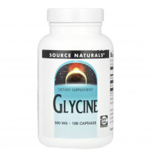 Гліцин Source Naturals Glycine 1000 мг 100 капс