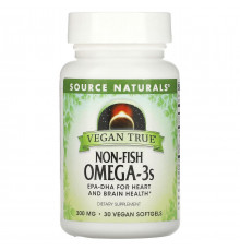 Омега-3 из морских водорослей Source Naturals Non-Fish Omega-3 300 мг 30 капс