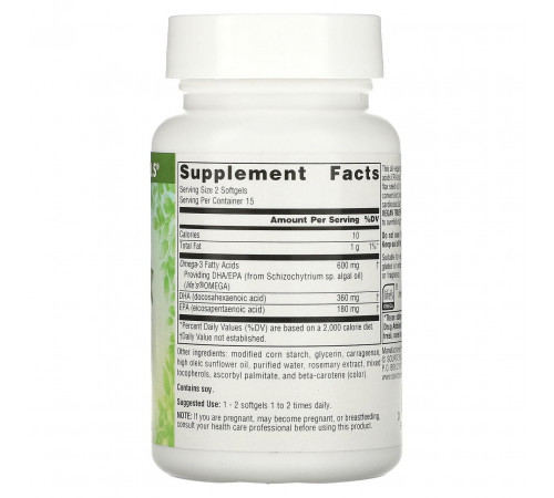 Омега-3 из морских водорослей Source Naturals Non-Fish Omega-3 300 мг 30 капс